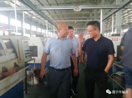 安慶市科技局吳愛德到孺子牛軸承調(diào)研 安慶市科技局吳愛德到孺子牛軸承調(diào)研