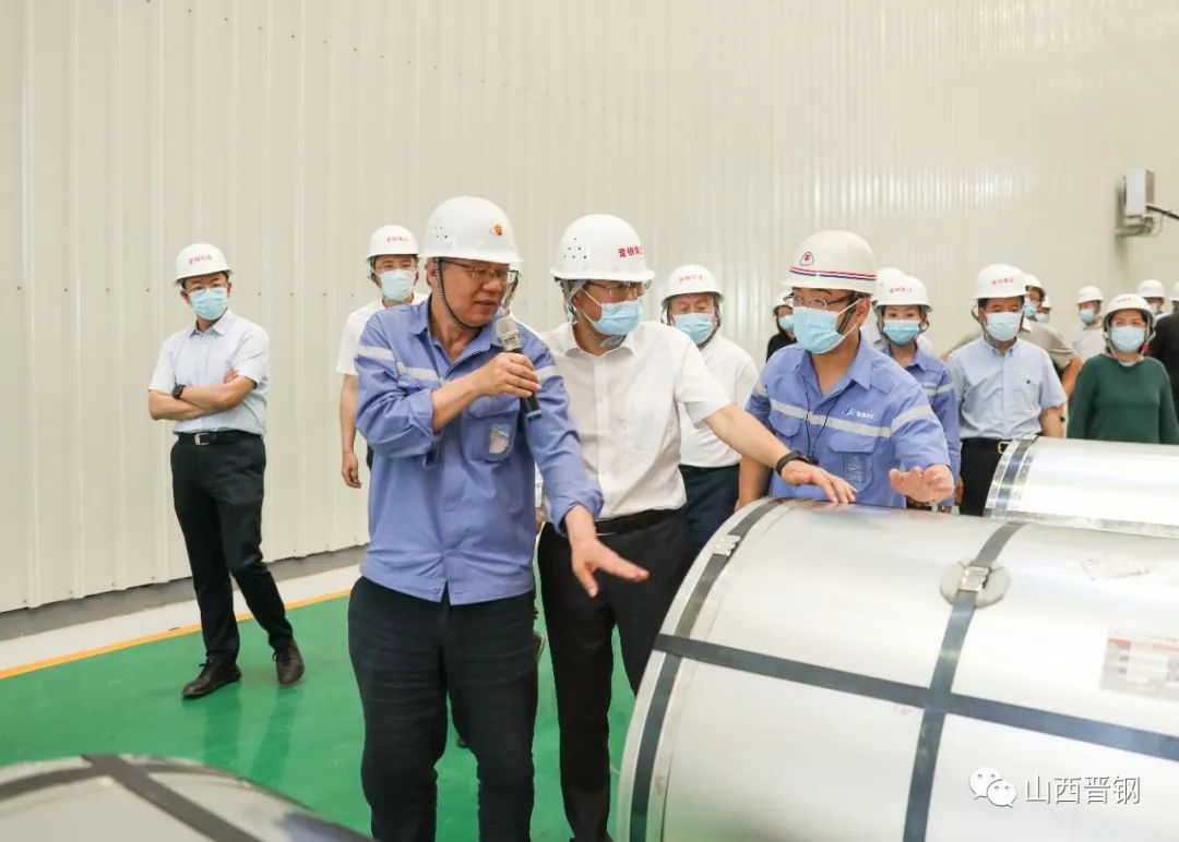 山西省副省長湯志平一行蒞臨晉鋼調(diào)研 山西省副省長湯志平一行蒞臨晉鋼調(diào)研